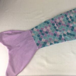 GIRLS' PURPLE AND BLUE CUSTOM MERMAID SLEEP TAIL